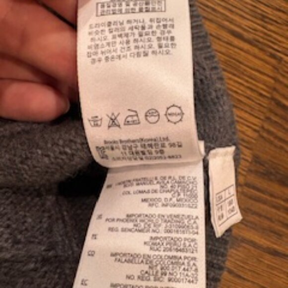 Like New Brooks Brothers wool sweater sz L - Picture 7 of 10